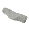 Contoured Memory Foam Neck Pillow 45x15cm — Grey