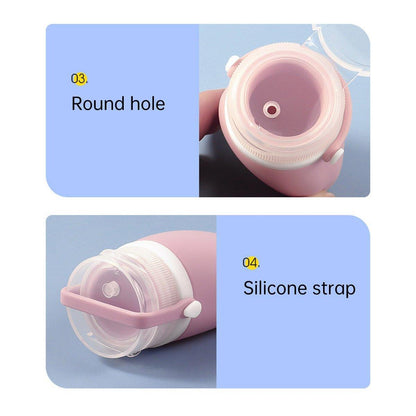 4 Pcs 30 ml Silicone Toiletry Travel Bottle Set – Product View 8