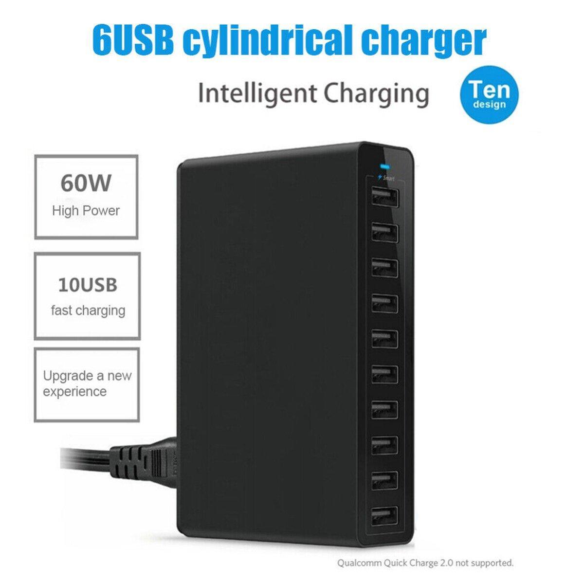10 Port USB Charging Station with 60W Output – Product View 13