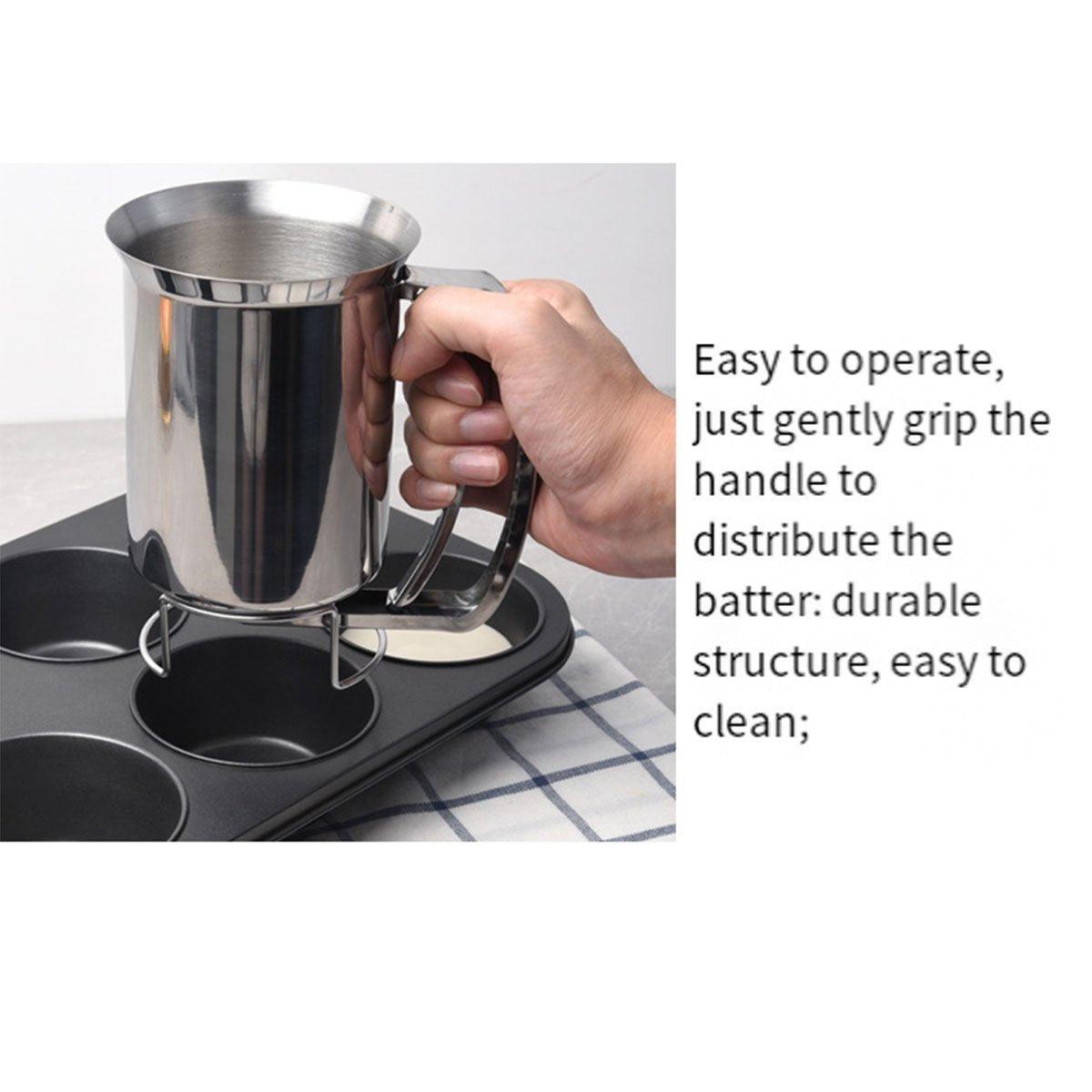 Stainless Steel Batter Dispenser for Baking – Product View 8