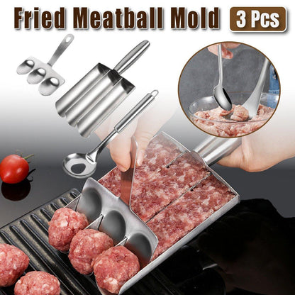 3 Pcs Stainless Steel Meatball Maker Set – Product View 2