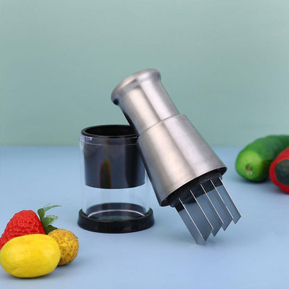Stainless Steel Garlic Press for Kitchen Prep – Product View 11