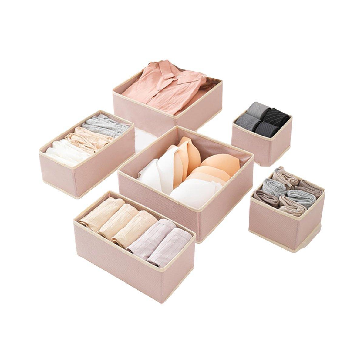 6 Pcs Foldable Fabric Storage Boxes for Garments – Product View 15