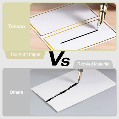200 Pcs Gold Border Table Place Cards for Events – Product View 6