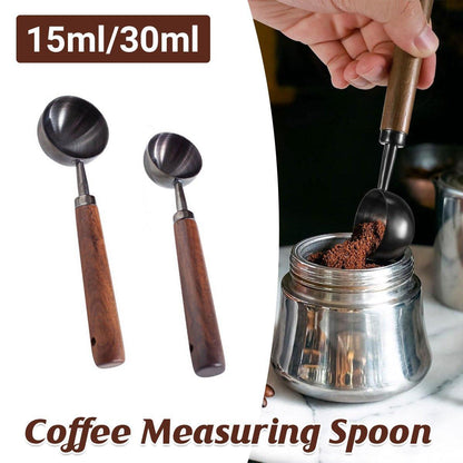 2 Pcs Measuring Spoons with Walnut Handles – Product View 14