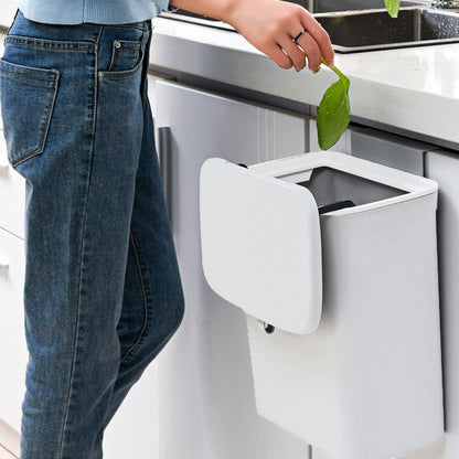 Hanging Waste Bin with Lid for Hotel Kitchens – Product View 12