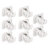 Adhesive Rod Bracket Holders with 2kg Load — 8PCS Bracket