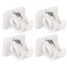 Adhesive Rod Bracket Holders with 2kg Load — 4PCS Bracket