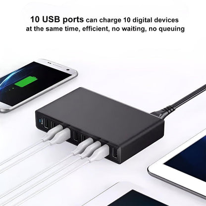10 Port USB Charging Station with 60W Output – Product View 4