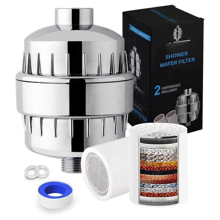 20-Stage Shower Filter for Hotel Bathroom Use