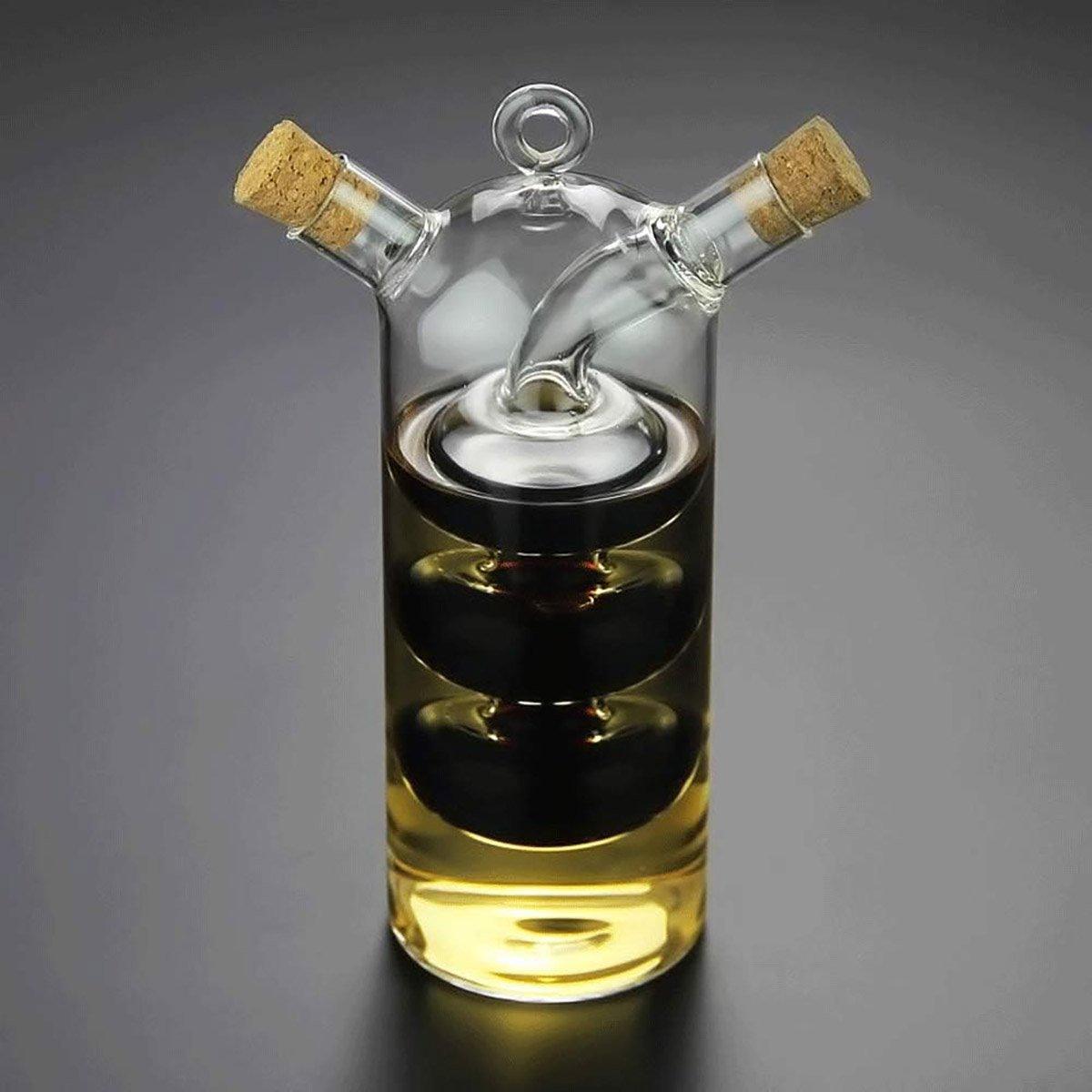 Glass Oil and Vinegar Dispenser with Cork Lid – Product View 9