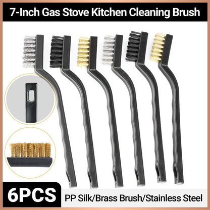 6 Pcs Gas Stove Cleaning Brush Set for Kitchens – Product View 8