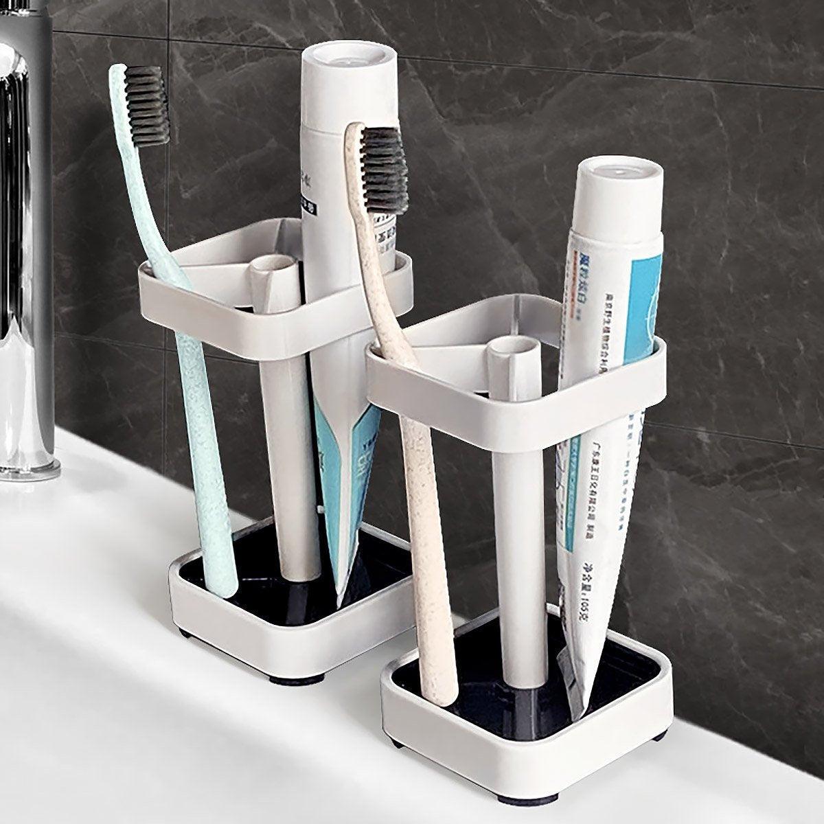 Toothbrush Holder Set with Dustproof Cover – Product View 7