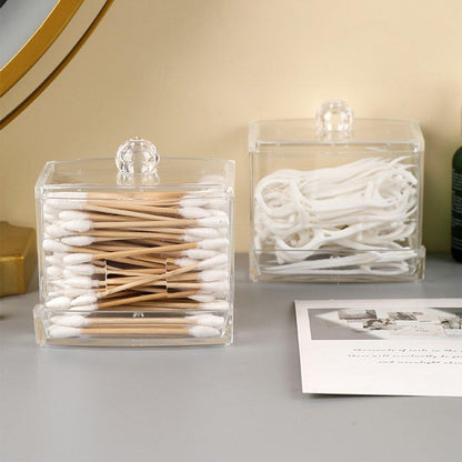 5 Pcs Acrylic Cotton Swab Storage Containers – Product View 5