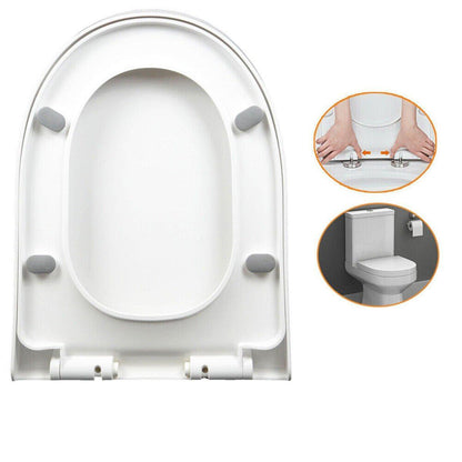 U Shaped Soft Close Toilet Seat with Universal Fit – Product View 9