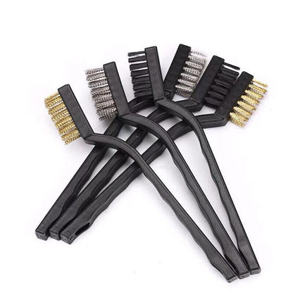 6 PCS Small Wire Durable Brush Set Steel Cleaning Brushes Brass Metal Tools AU