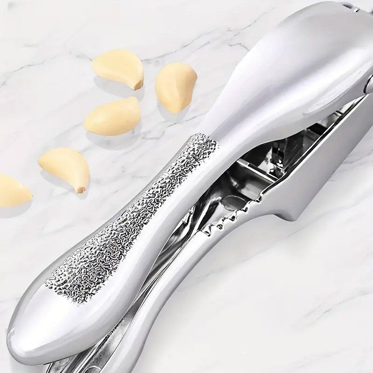 Aluminium Alloy Garlic Press with Dual Function – Product View 10