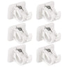 Adhesive Rod Bracket Holders with 2kg Load — 6PCS Bracket