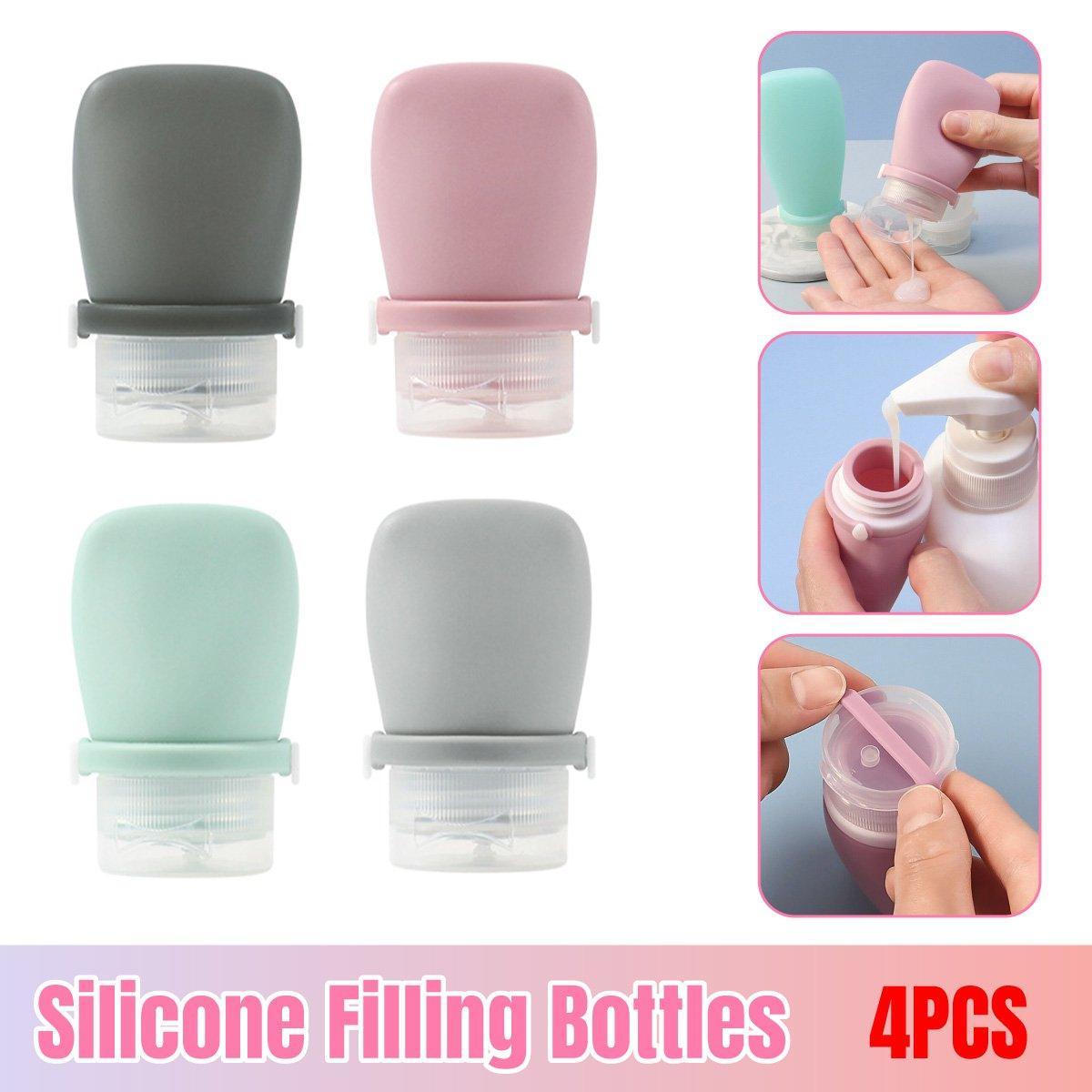 4 Pcs 30 ml Silicone Toiletry Travel Bottle Set – Product View 16