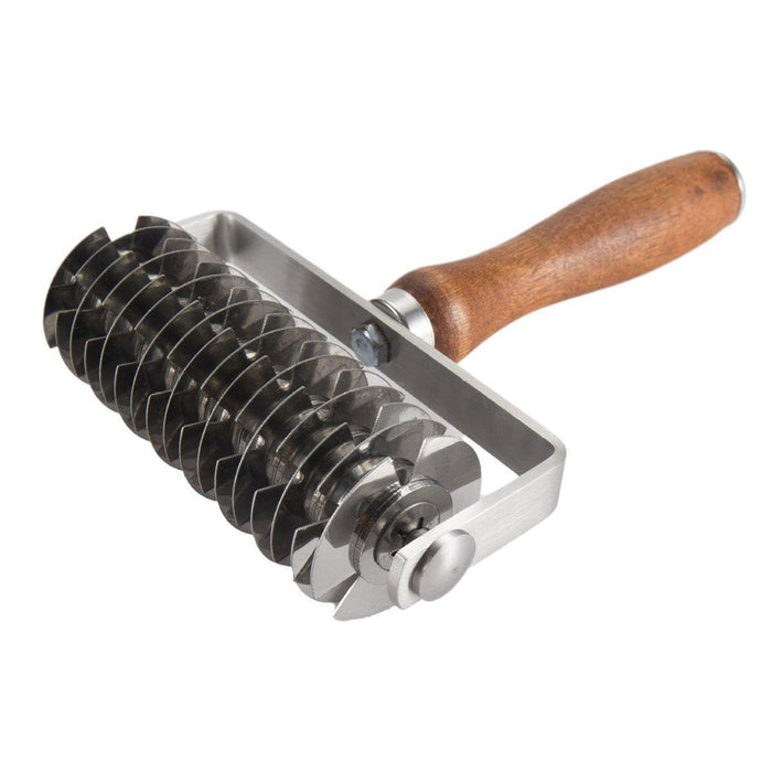 Stainless Steel Lattice Cutter with Wood Handle