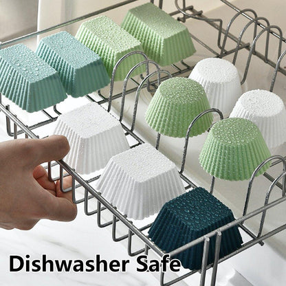 12 Pcs Reusable Silicone Muffin Cups for Baking – Product View 5