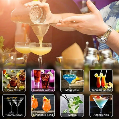 8 Pcs Cocktail Shaker Set with 700ml Shaker – Product View 11