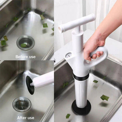 Pneumatic Drain Unblocker for Hotel Bathrooms