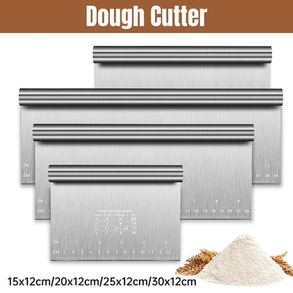 Stainless Steel Dough Cutter in 4 Length Options – Product View 2