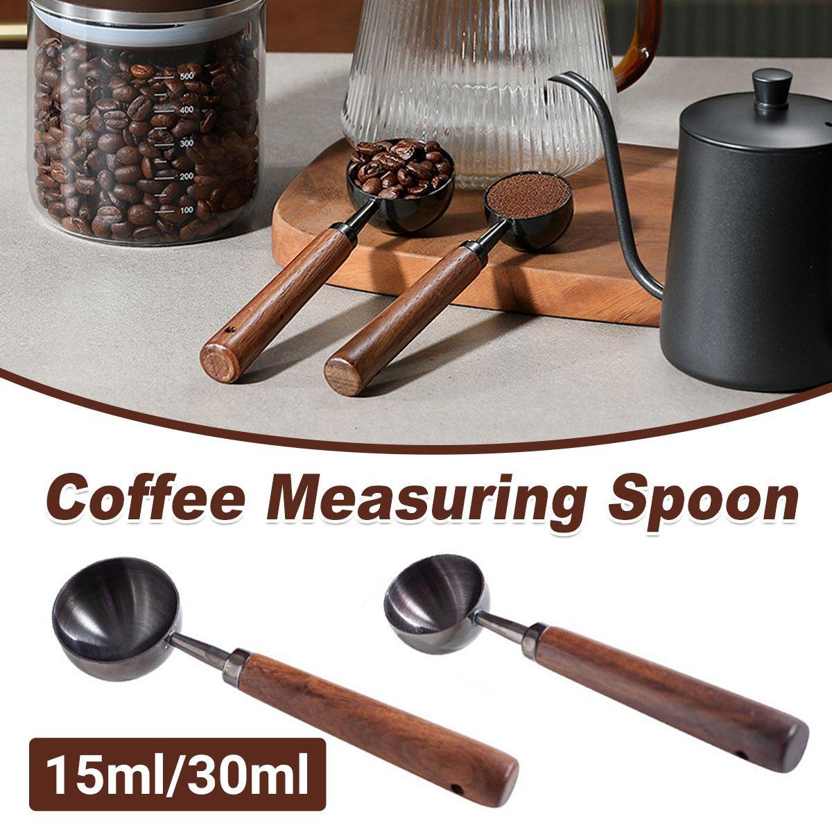 2 Pcs Measuring Spoons with Walnut Handles – Product View 2