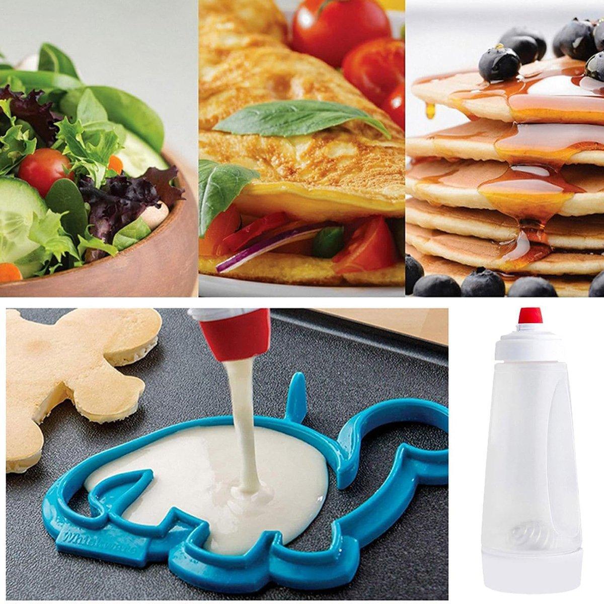 1000ml Batter Mixing Bottle with Mixing Ball – Product View 8