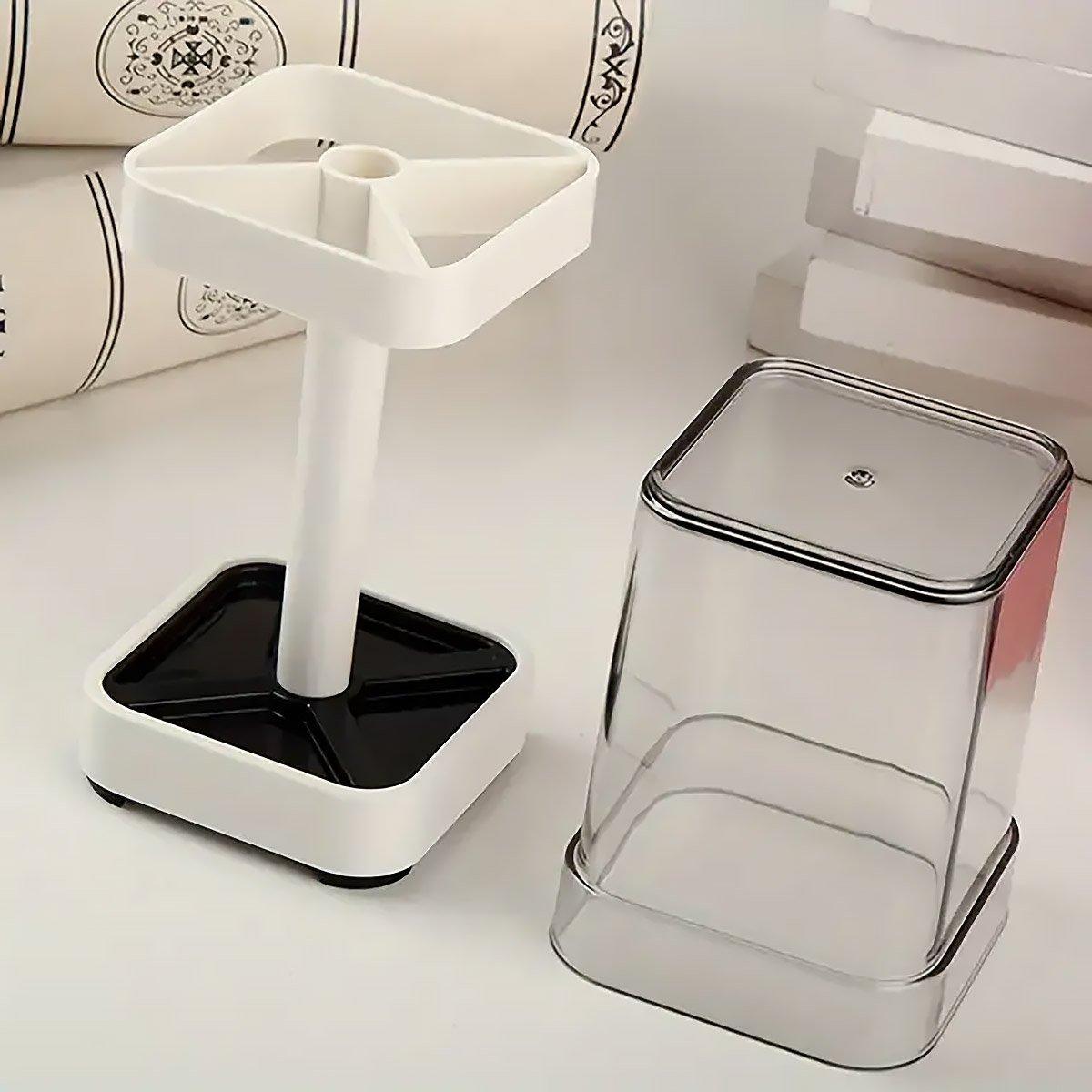 Toothbrush Holder Set with Dustproof Cover – Product View 9