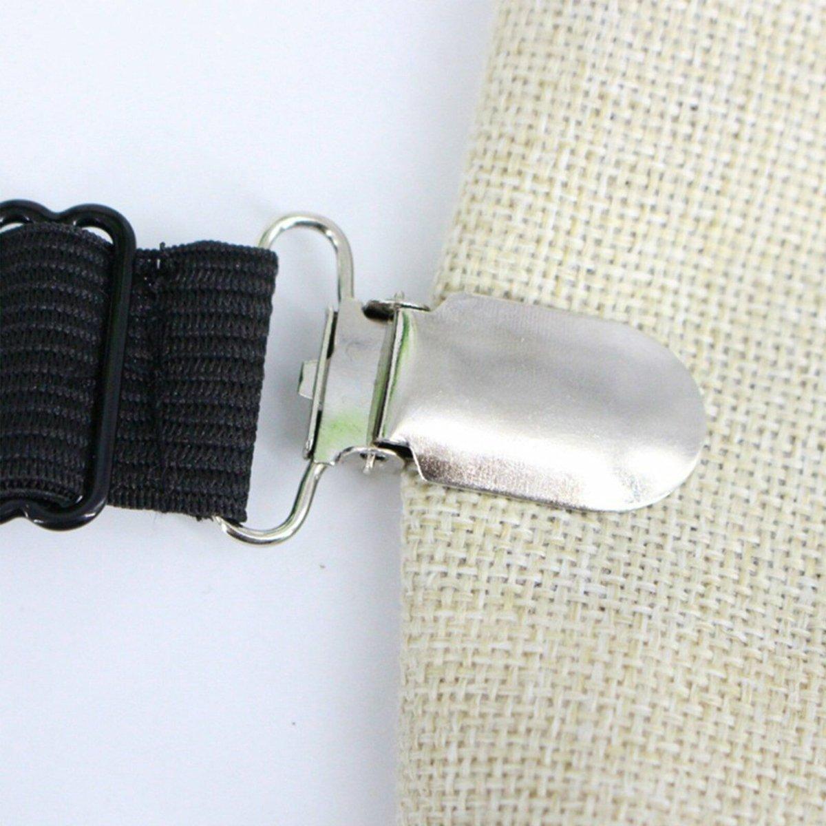 Bed Sheet Fastener with 4 Adjustable Clips – Product View 5