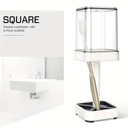 Toothbrush Holder Set with Dustproof Cover – Product View 5