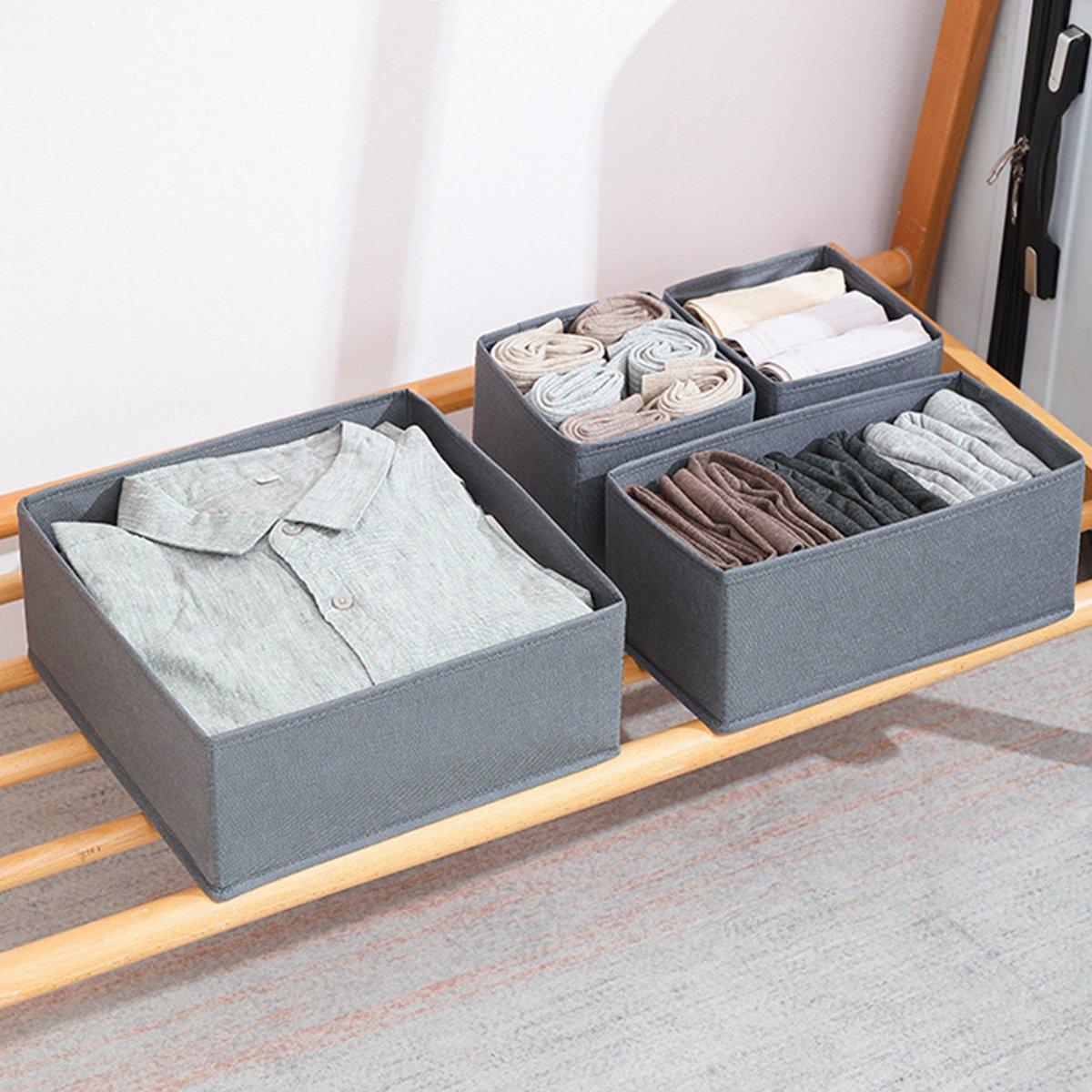 6 Pcs Foldable Fabric Storage Boxes for Garments – Product View 13