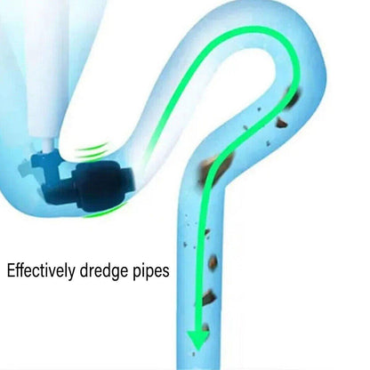 Pneumatic Drain Unblocker for Hotel Bathrooms