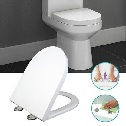 U Shaped Soft Close Toilet Seat with Universal Fit – Product View 8