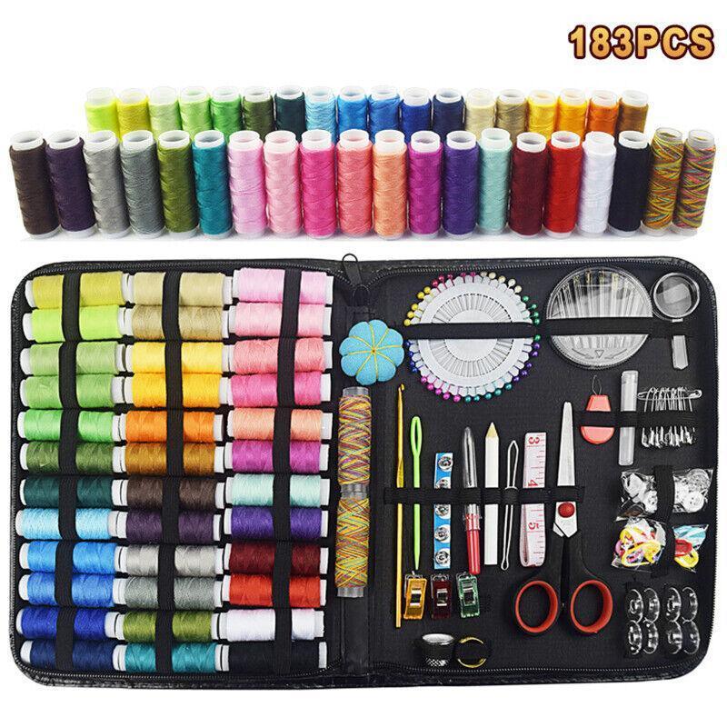 183 Pcs Portable Sewing Kit for Guest Room Repairs – Product View 3