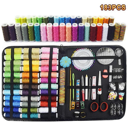 183 Pcs Portable Sewing Kit for Guest Room Repairs – Product View 3