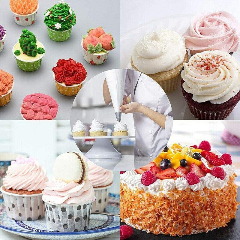 5x Large Cream Icing Piping Nozzles Set Kit Pastry Tips DIY Cake Decorating Tool