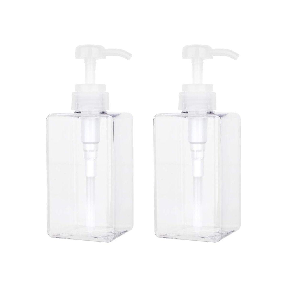 2 Pcs 450ml Pump Bottles for Guest Bathrooms