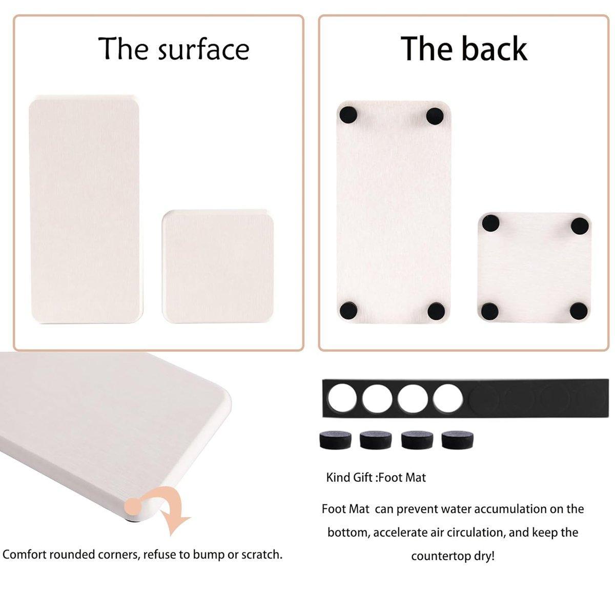 4 Pcs Diatomite Trays for Bathroom Counters – Product View 10