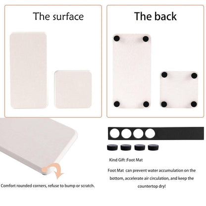 4 Pcs Diatomite Trays for Bathroom Counters – Product View 10