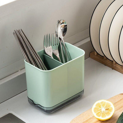 Multifunctional Cutlery Drainer Basket Storage Holder Box