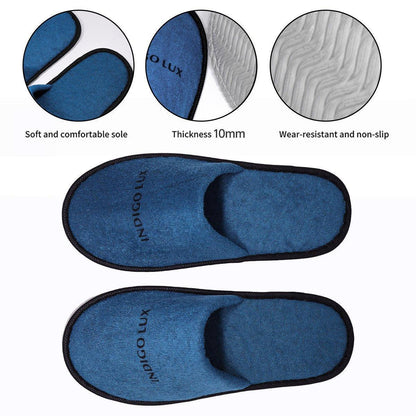 30 Pairs Disposable Hotel Guest Slippers