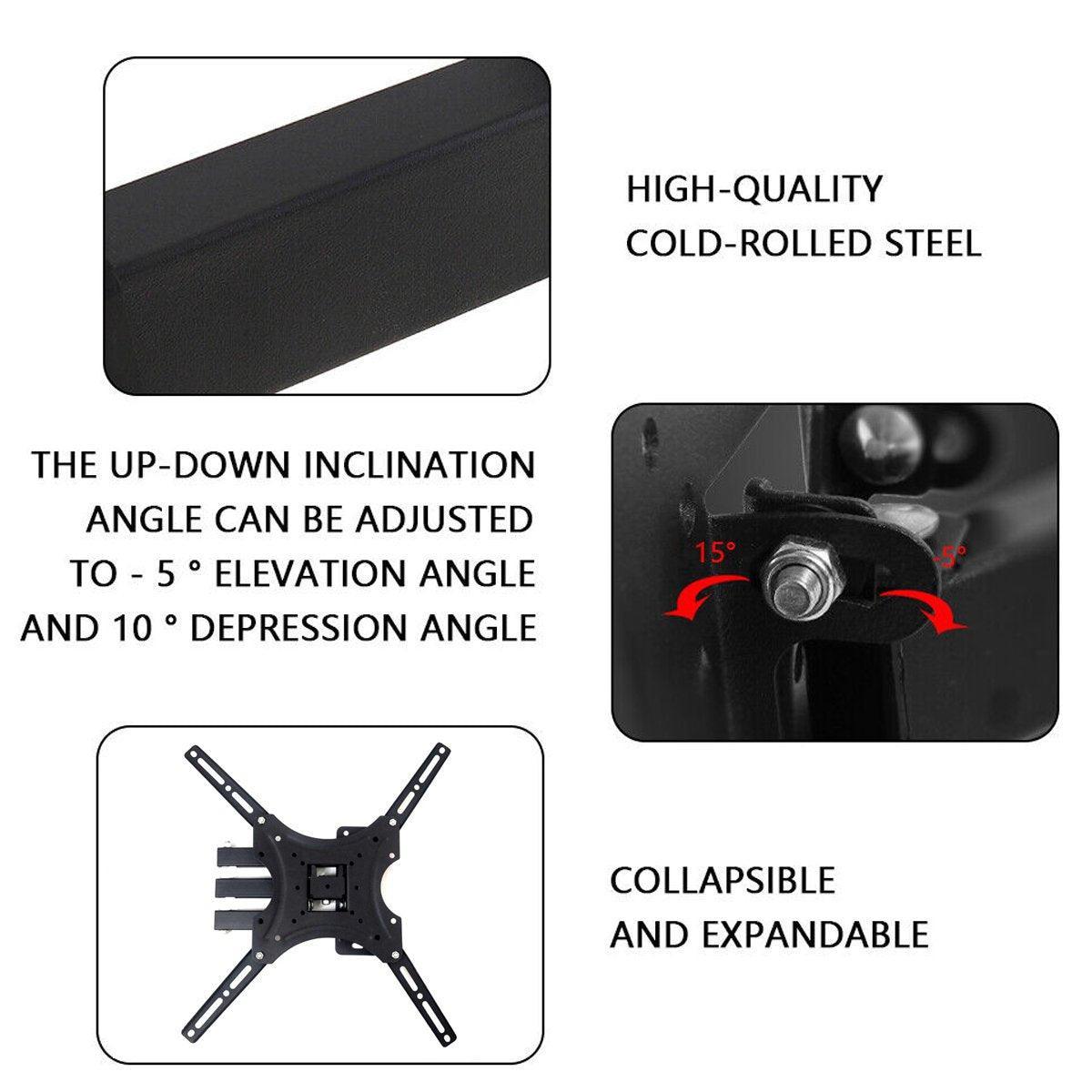 Adjustable TV Wall Mount for 32 to 55 Inch – Product View 6