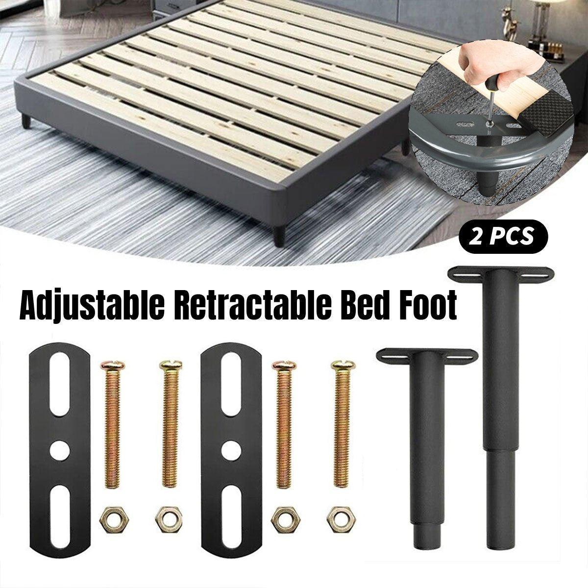 2 Pcs Adjustable Bed Support Legs for Frames – Product View 2
