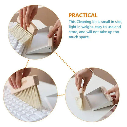Mini Brush and Dustpan Set for Small Surfaces – Product View 8