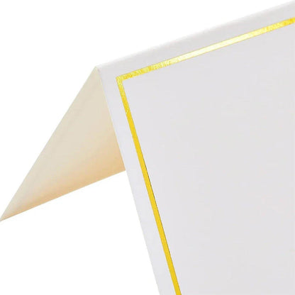 200 Pcs Gold Border Table Place Cards for Events – Product View 12