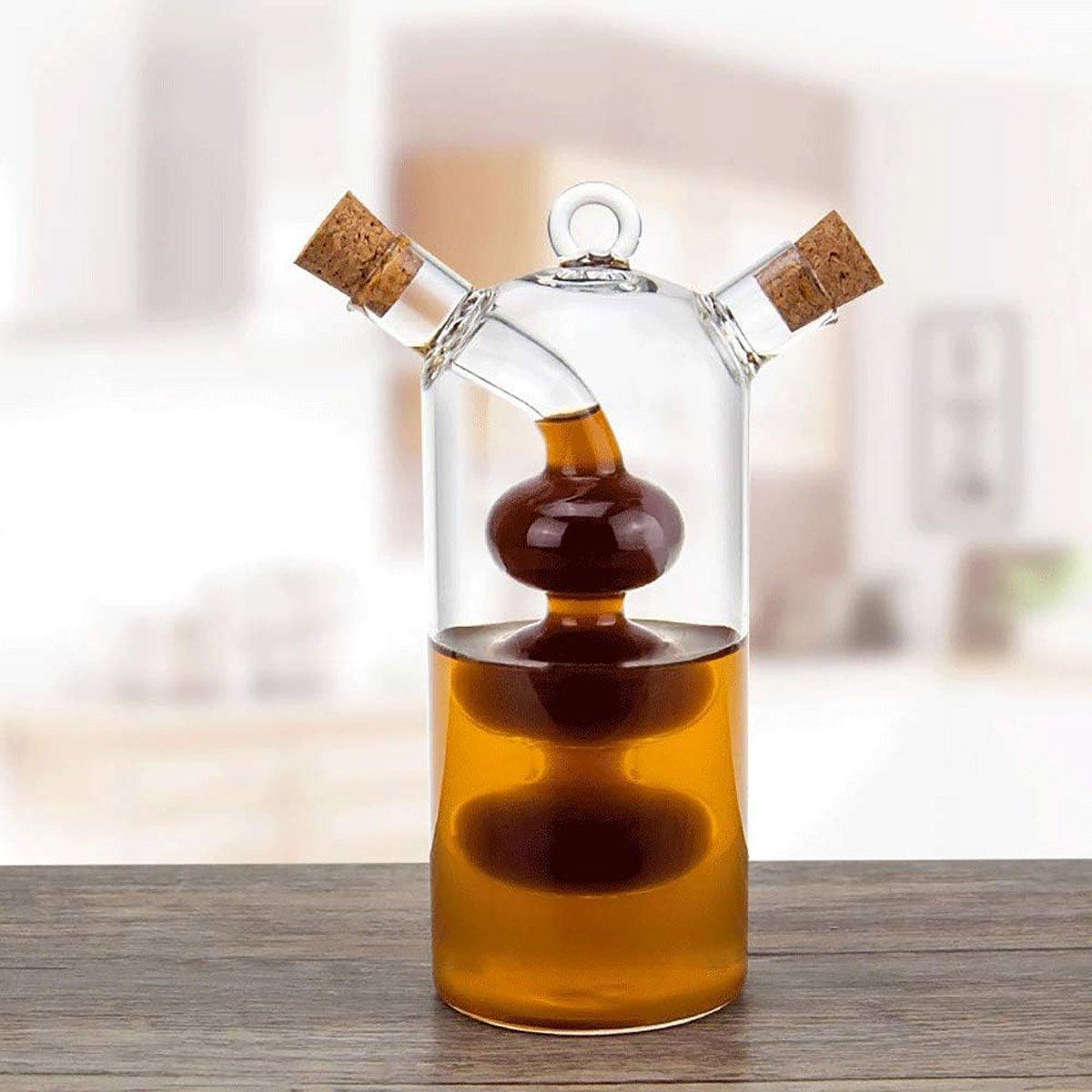 Glass Oil and Vinegar Dispenser with Cork Lid – Product View 10