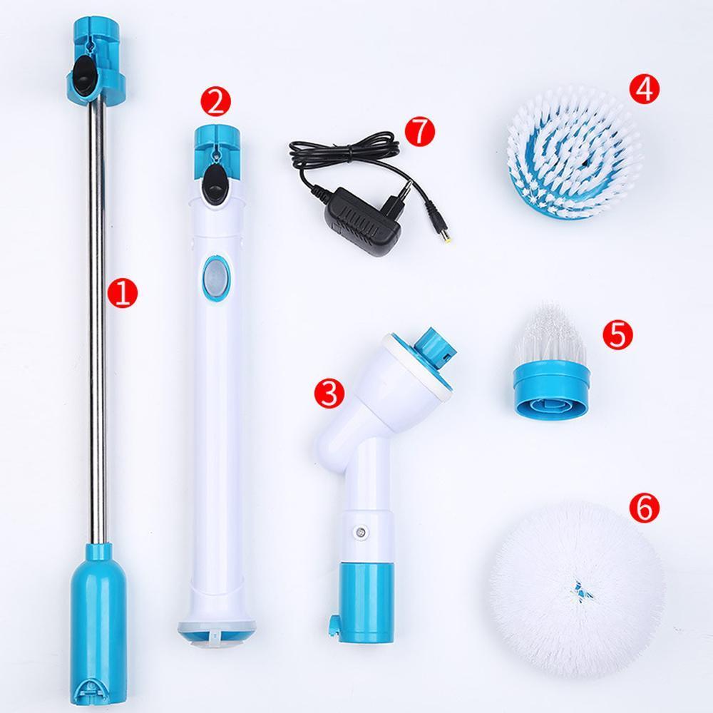 Electric Spin Scrubber with 3 Brush Heads – Product View 3